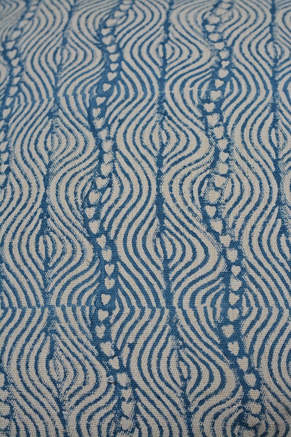 Khadi Cushion Cover - Waveform - metaphorracha