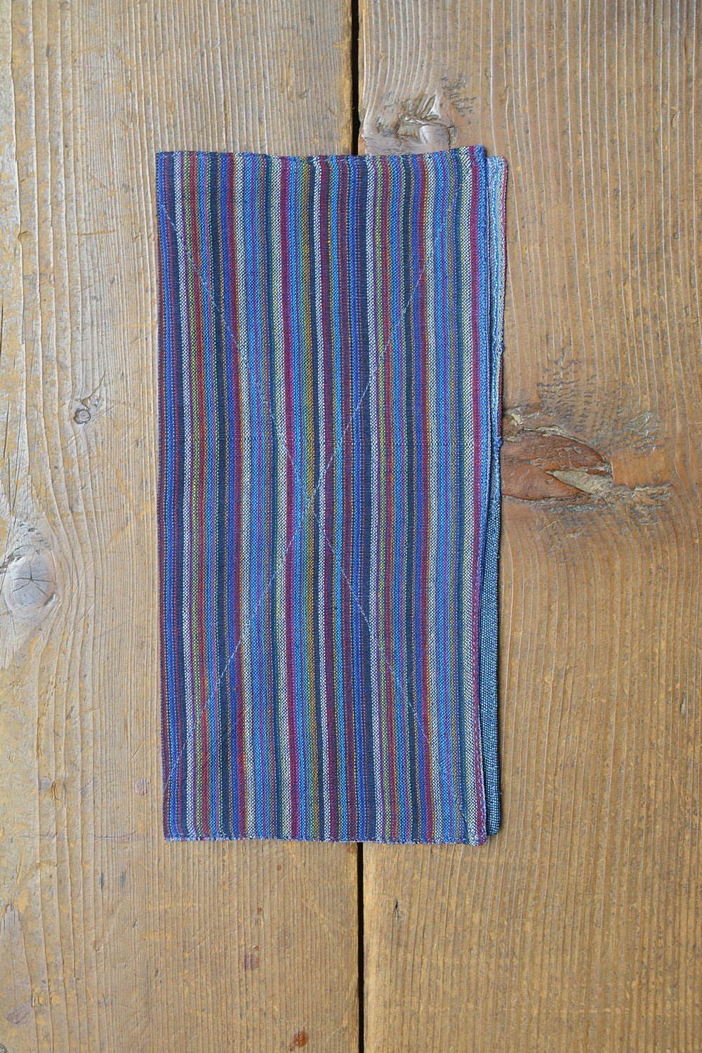 Khadi Cutlery Holder Set - Blue - metaphorracha