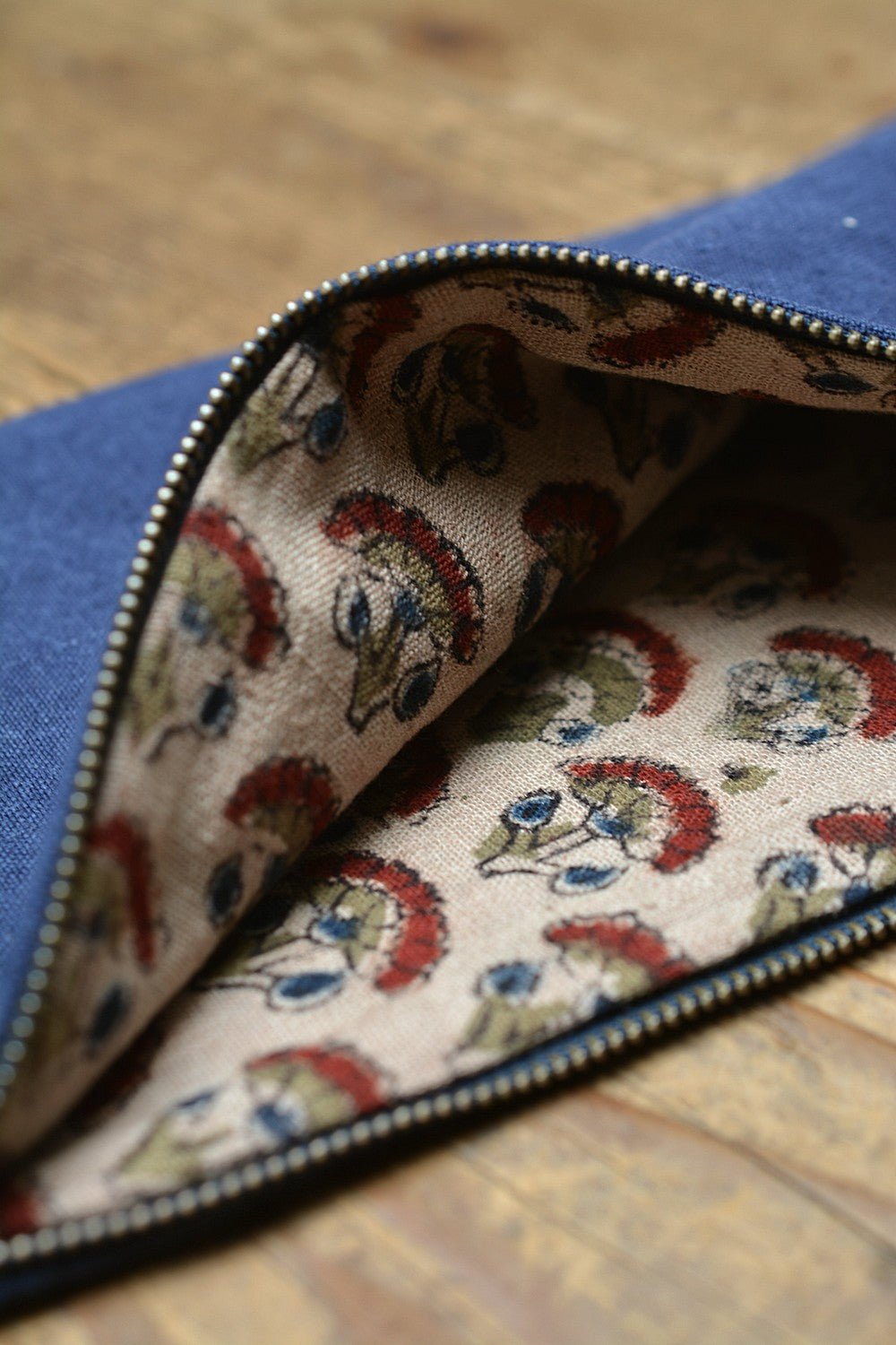 Khadi Denim Pouch - metaphorracha
