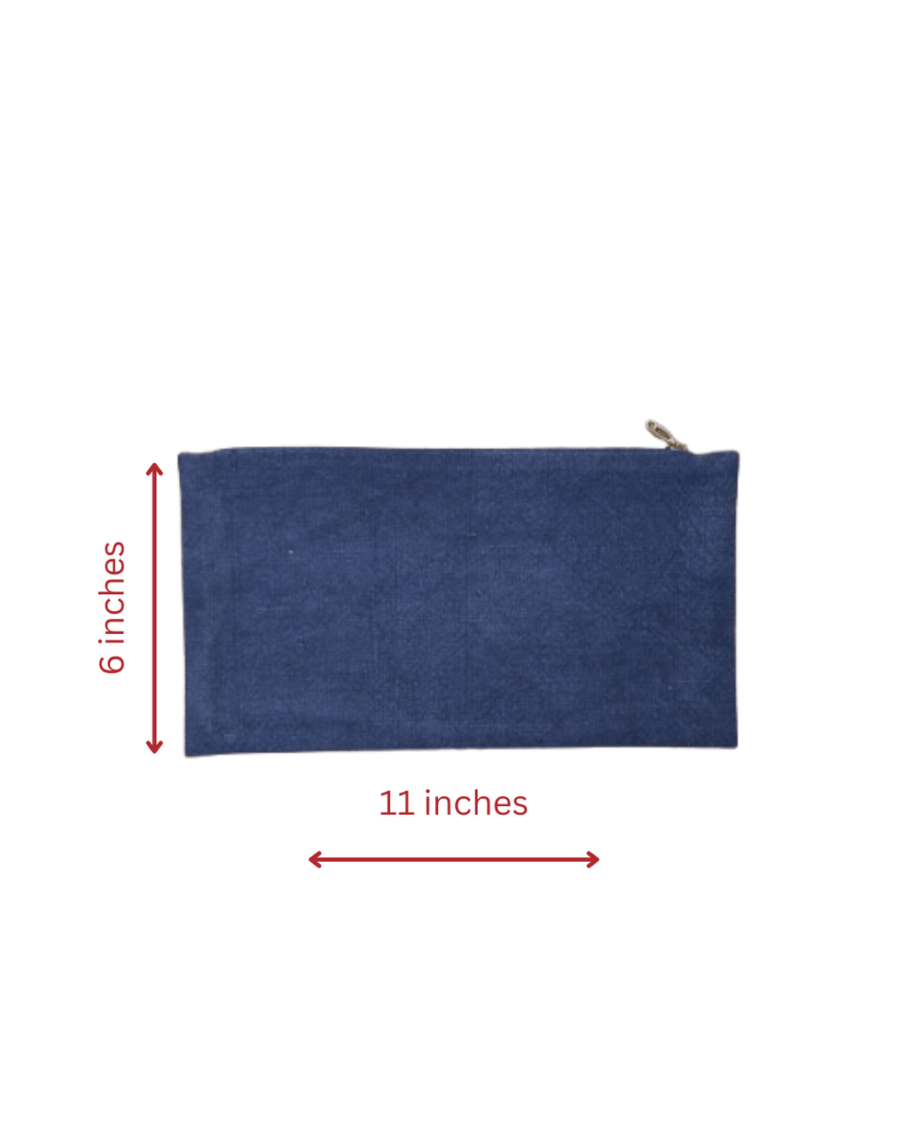 Khadi Denim Pouch - metaphorracha