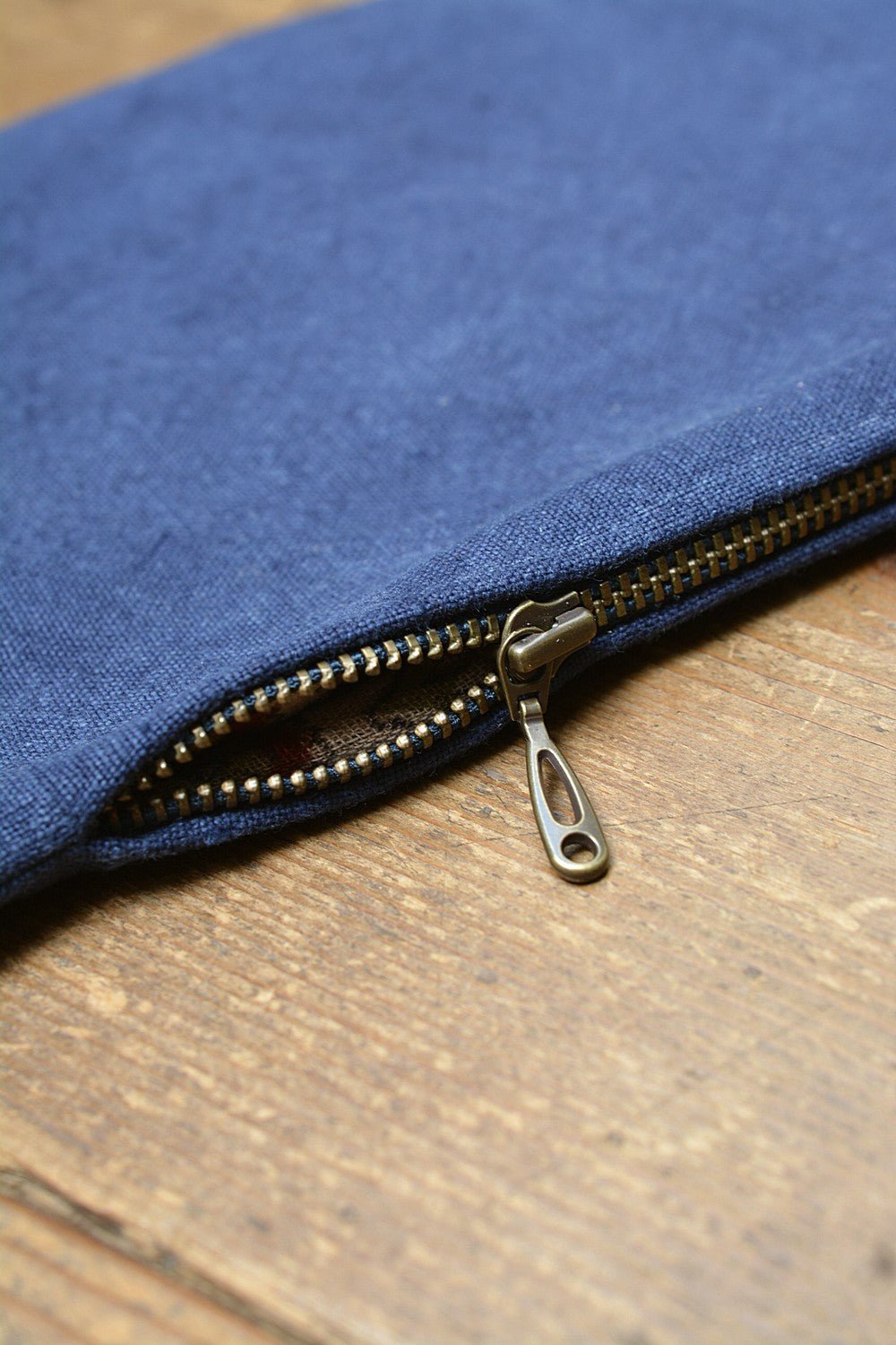 Khadi Denim Pouch - metaphorracha