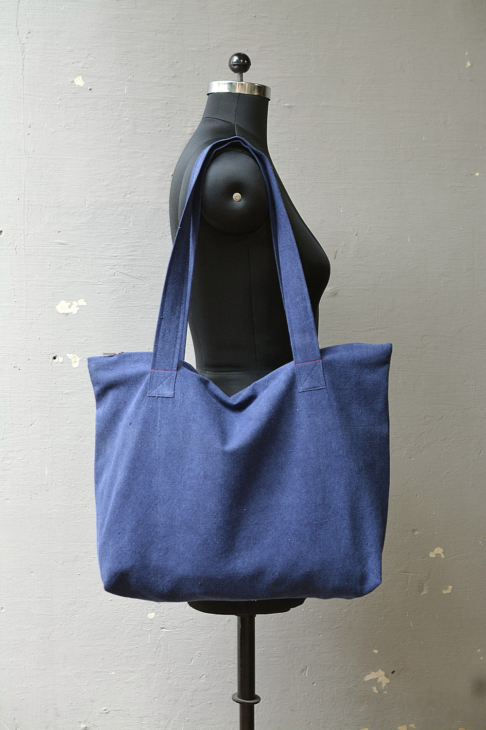 Khadi Denim Weekend Bag - metaphorracha
