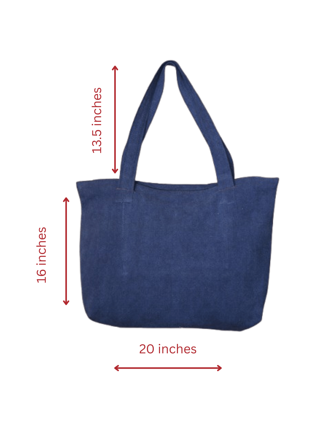 Khadi Denim Weekend Bag - metaphorracha