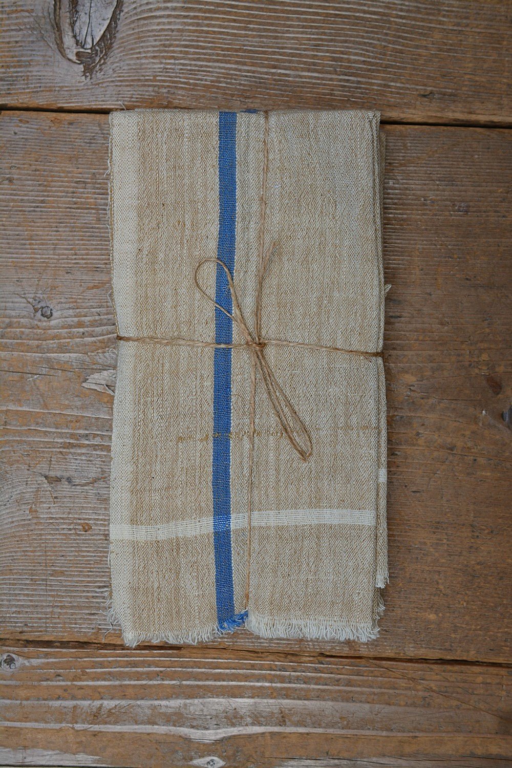 Khadi Handkerchiefs - Beige Chambray - metaphorracha