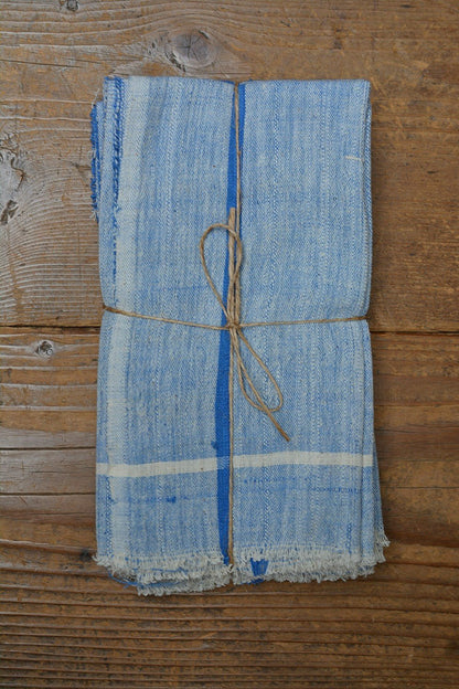 Khadi Handkerchiefs - Blue Chambray - metaphorracha