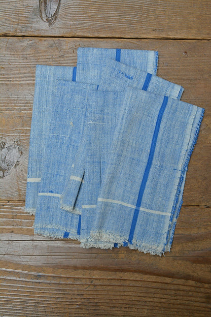 Khadi Handkerchiefs - Blue Chambray - metaphorracha