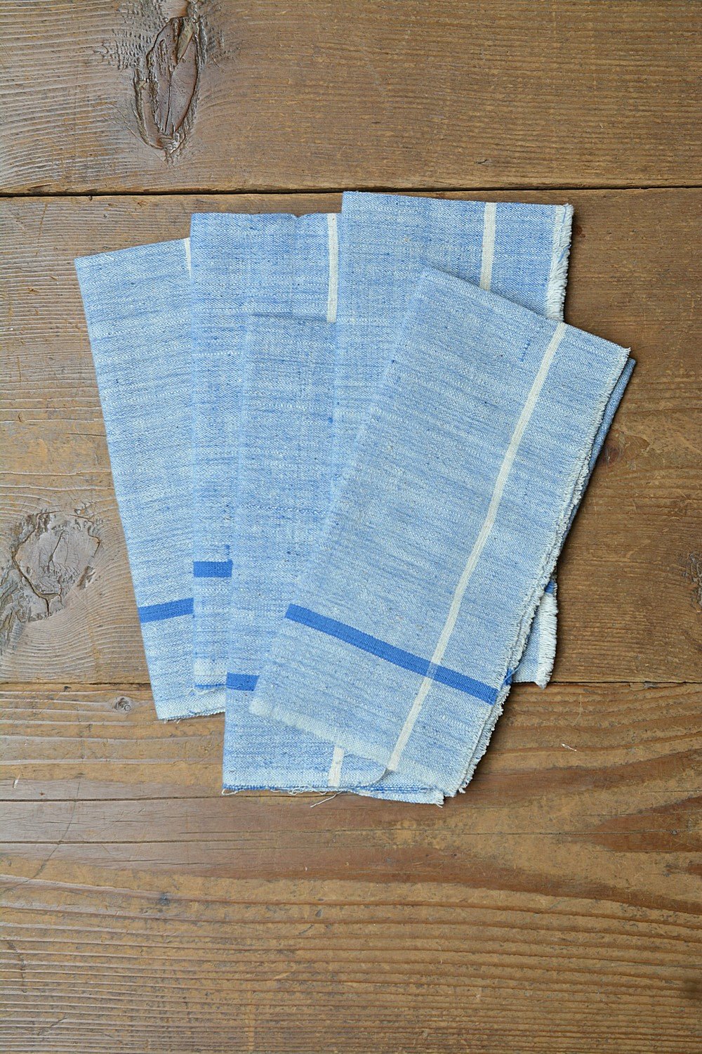 Khadi Handkerchiefs - Blue Porcelain - metaphorracha