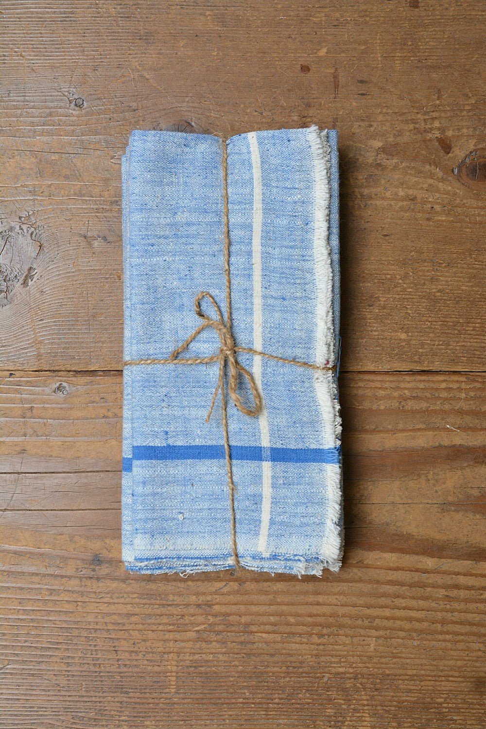 Khadi Handkerchiefs - Blue Porcelain - metaphorracha