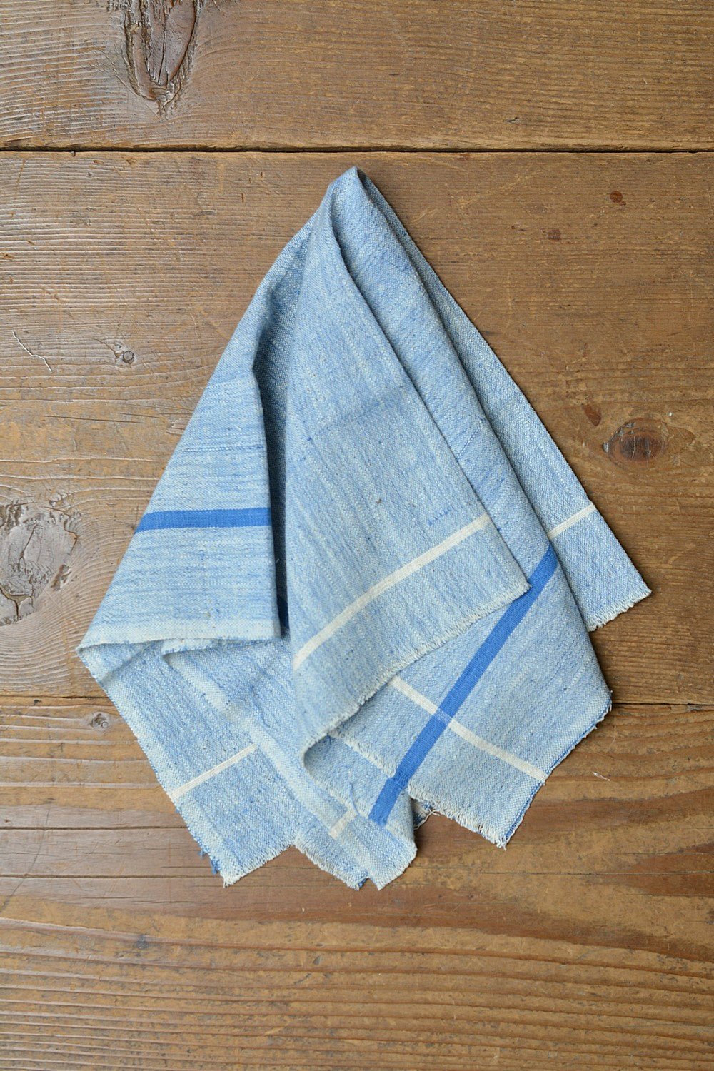 Khadi Handkerchiefs - Blue Porcelain - metaphorracha