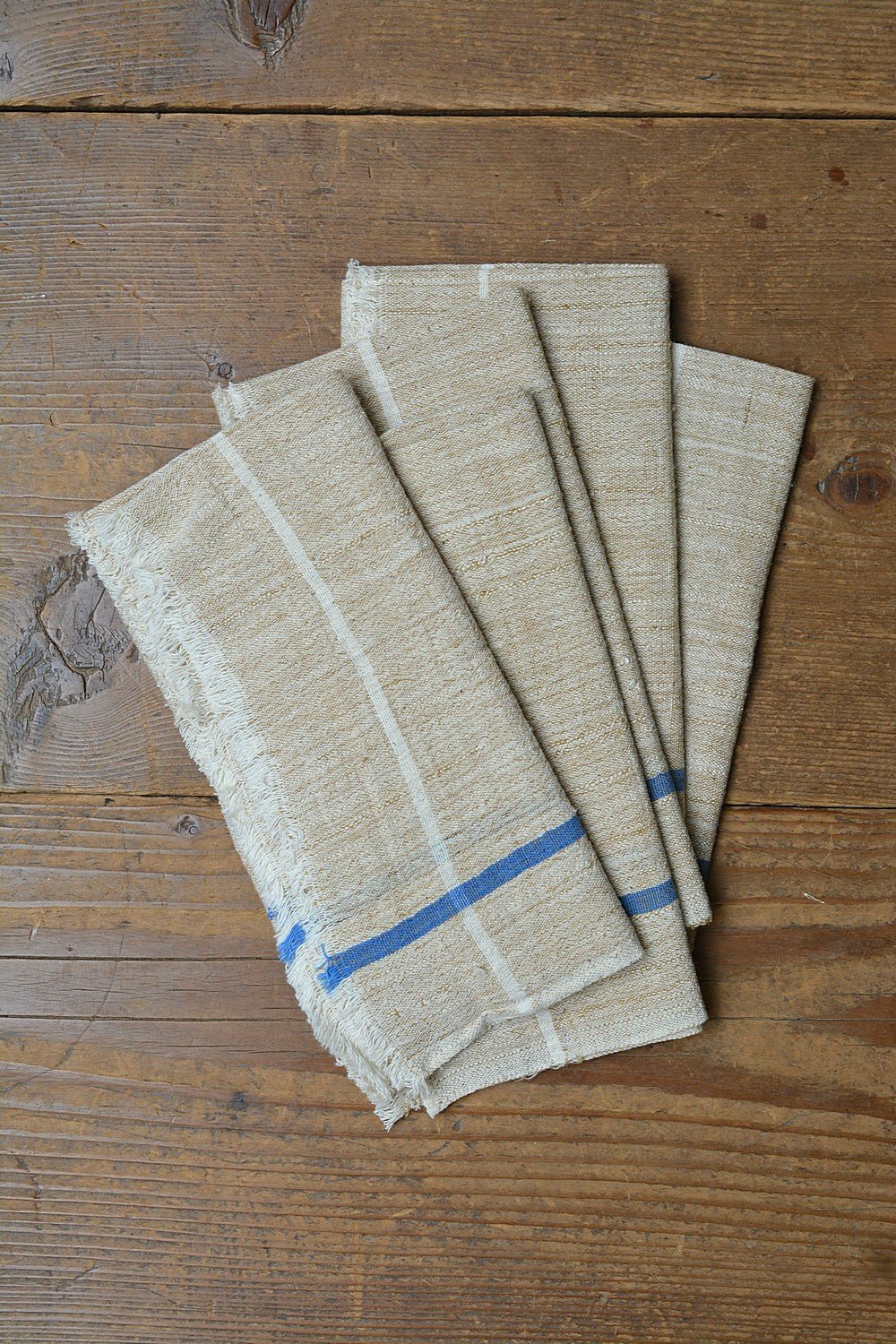 Khadi Handkerchiefs - Oat Straw - metaphorracha