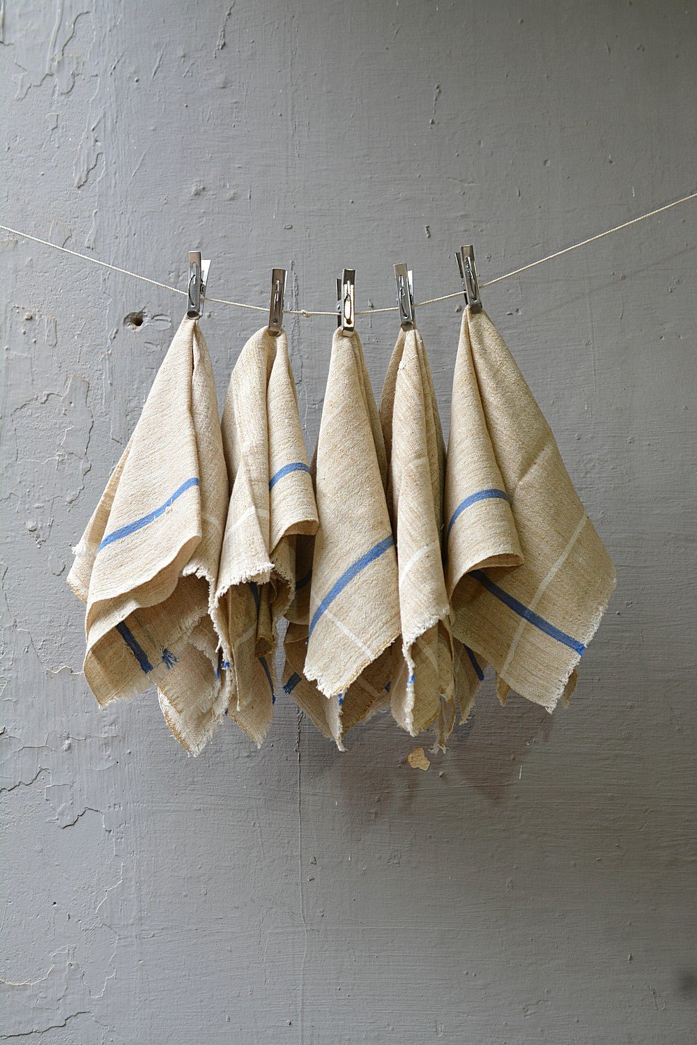 Khadi Handkerchiefs - Oat Straw - metaphorracha