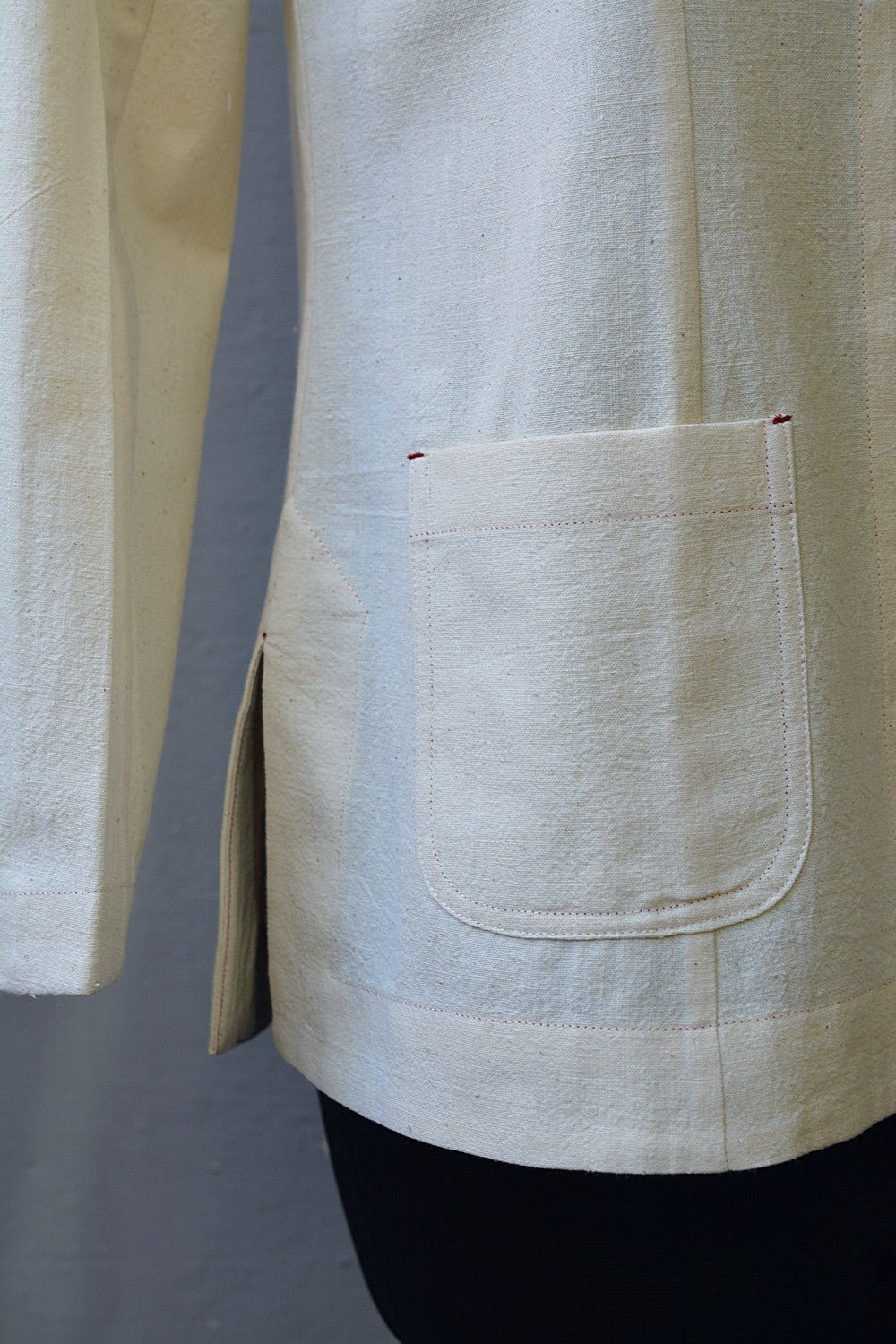 Khadi Jacket - Safari - metaphorracha