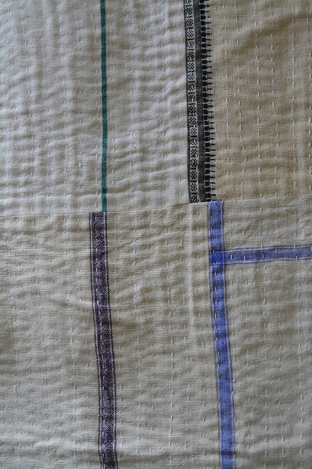 Khadi Quilt Blanket - Versatile - 61" x 90" - metaphorracha