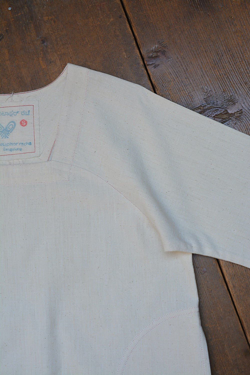 Khadi Raglan Sleeves Top - metaphorracha