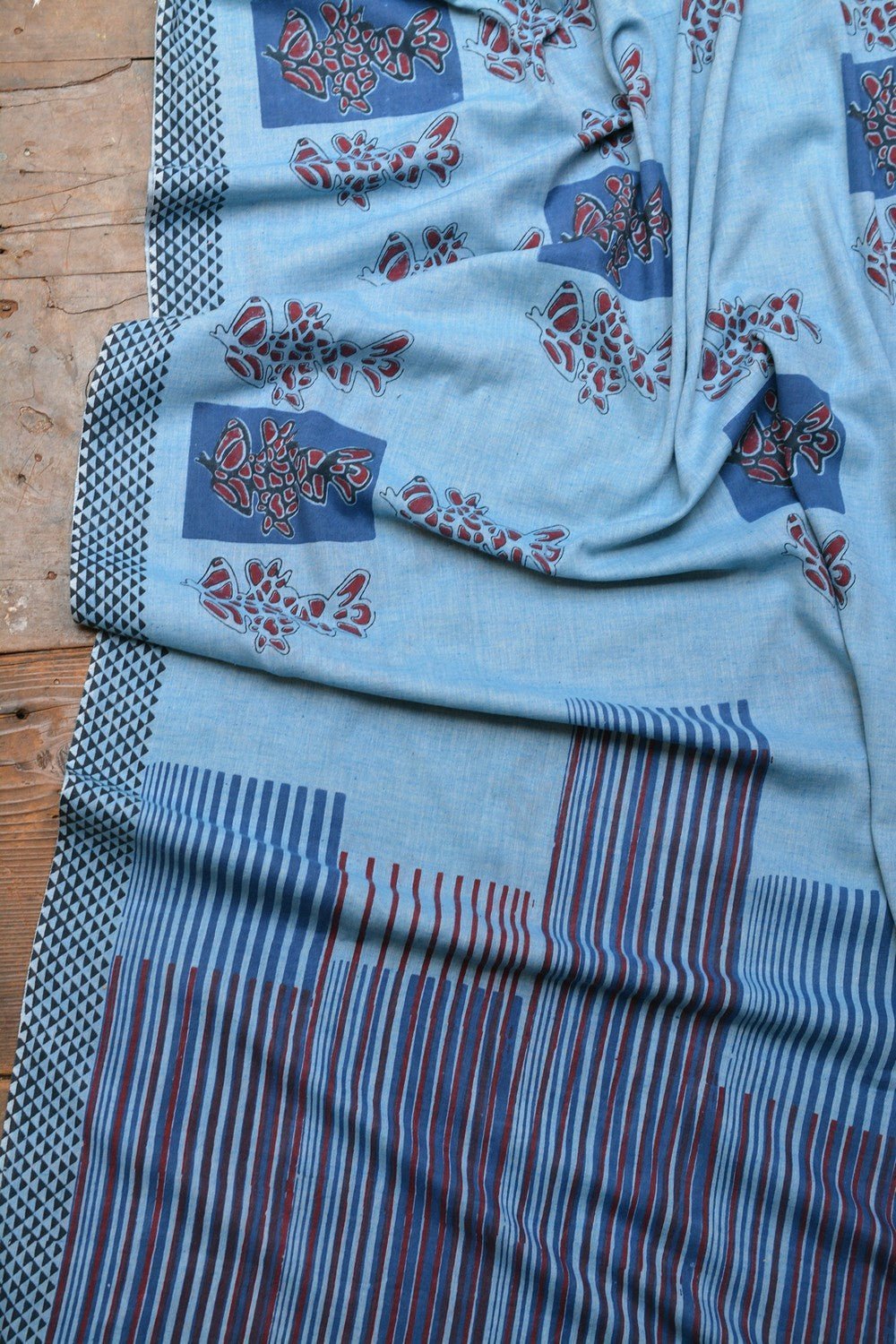 Khadi Saree - Caribbean - metaphorracha