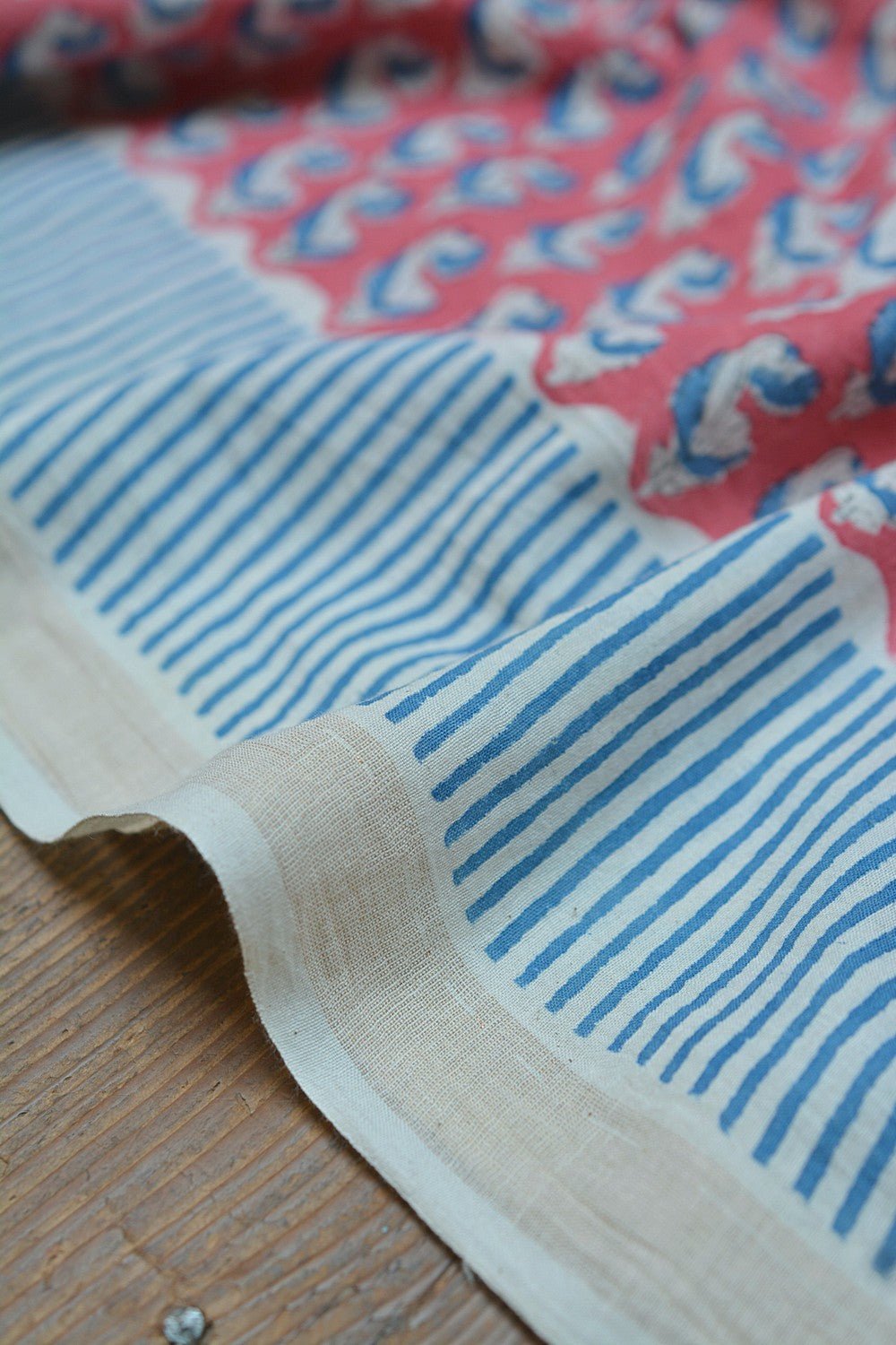 Khadi Saree - Printed Dicots - metaphorracha