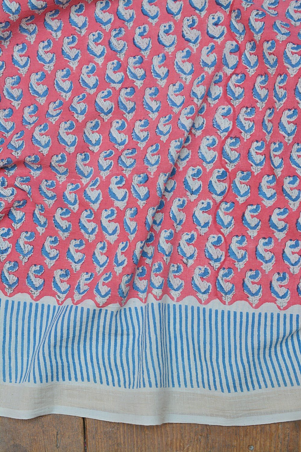 Khadi Saree - Printed Dicots - metaphorracha