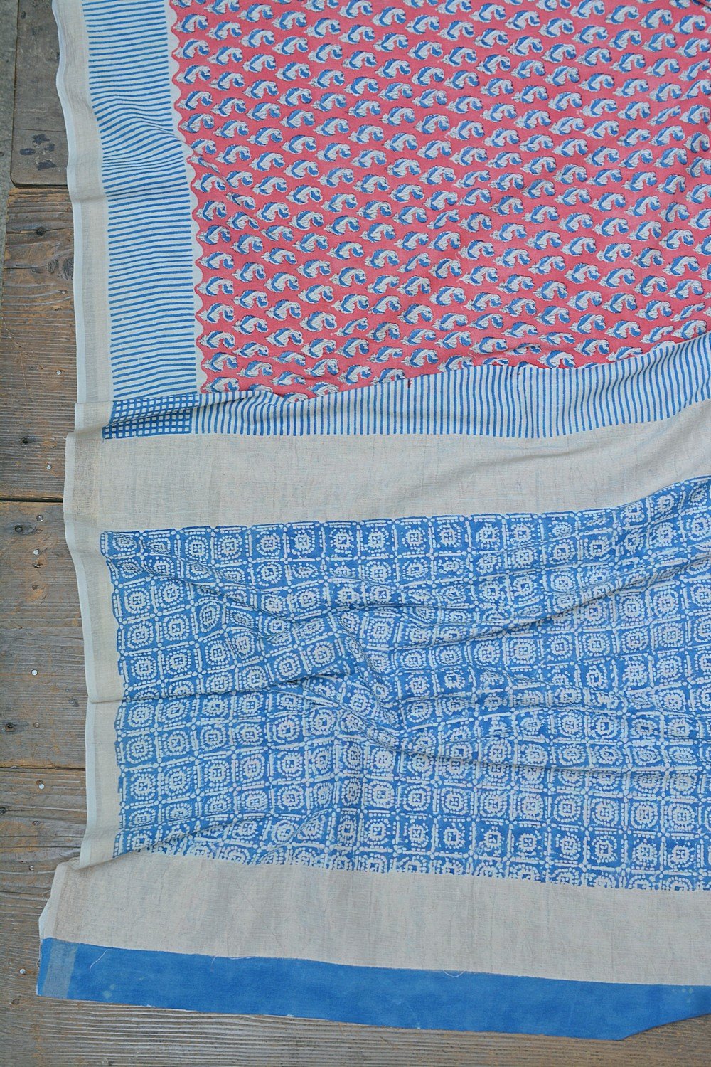 Khadi Saree - Printed Dicots - metaphorracha