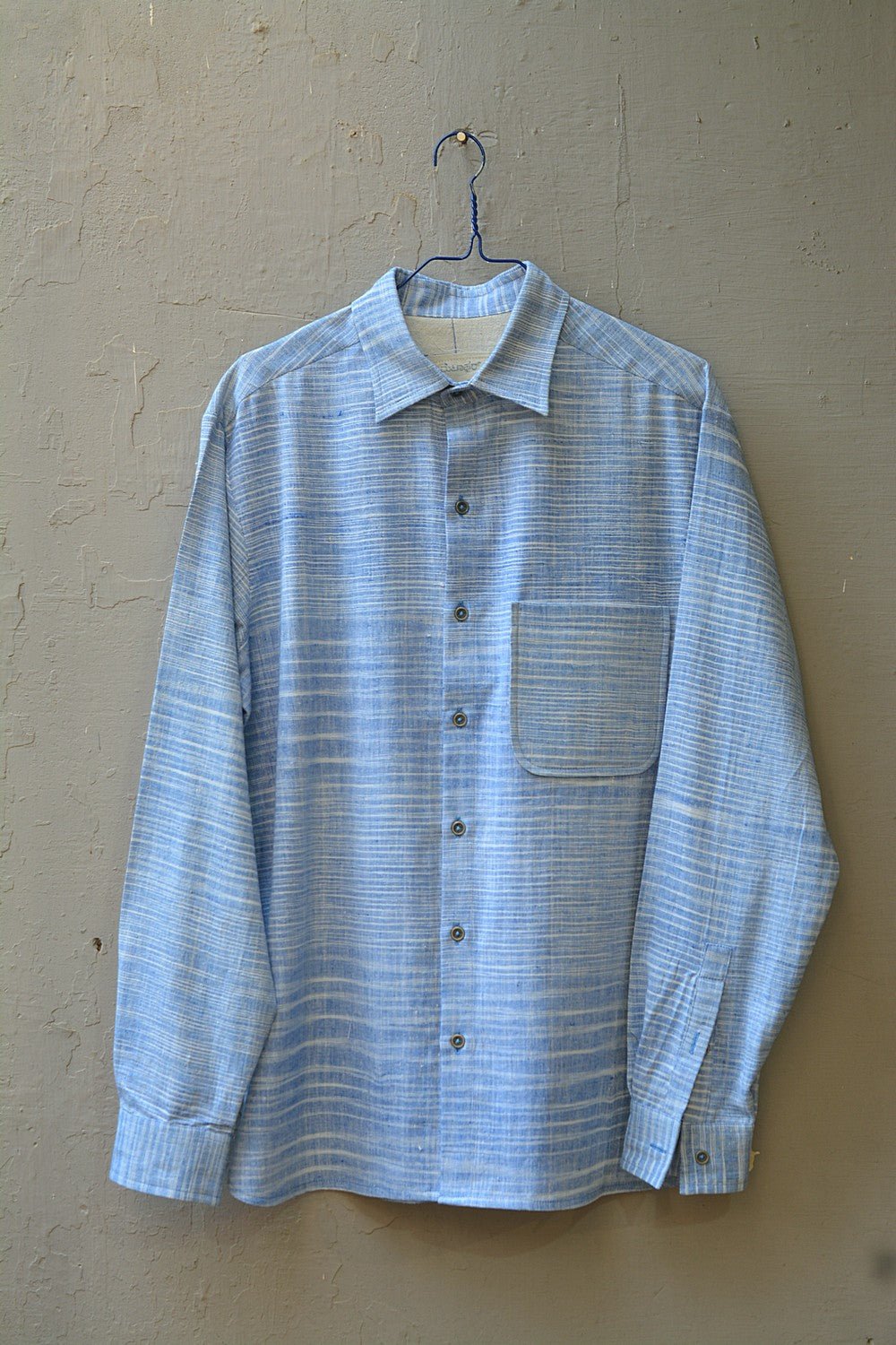 Men's Full Sleeve Pure Cotton Khadi Shirt from Metaphor Racha