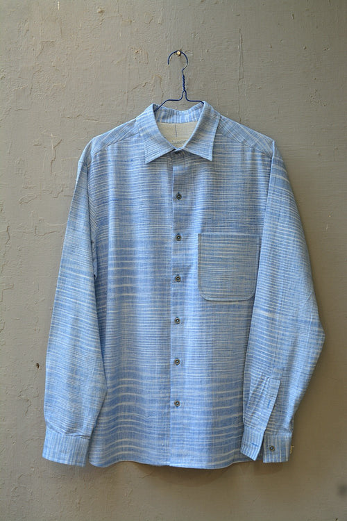 Men's Full Sleeve Pure Cotton Khadi Shirt from Metaphor Racha