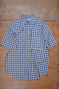 Men's Half-Sleeves Checks Pure Cotton Khadi Shirt | Metaphor Racha