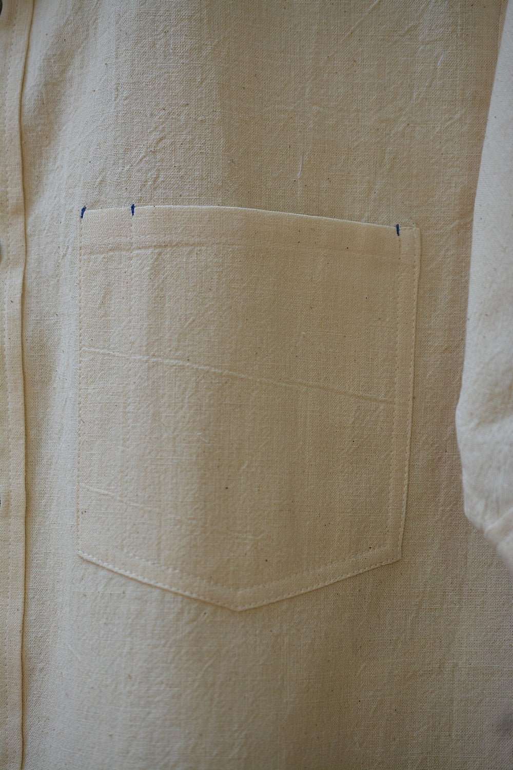 Half-Sleeve Kora Khadi Shirt For Men Online by Metaphor Racha