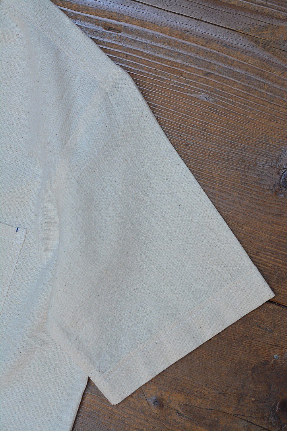 Half-Sleeve Kora Khadi Shirt For Men Online by Metaphor Racha