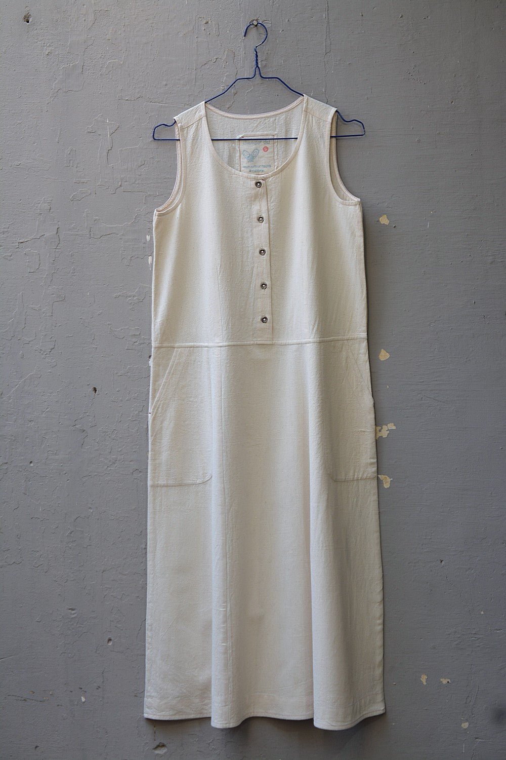 Khadi Sleeveless Dress - metaphorracha