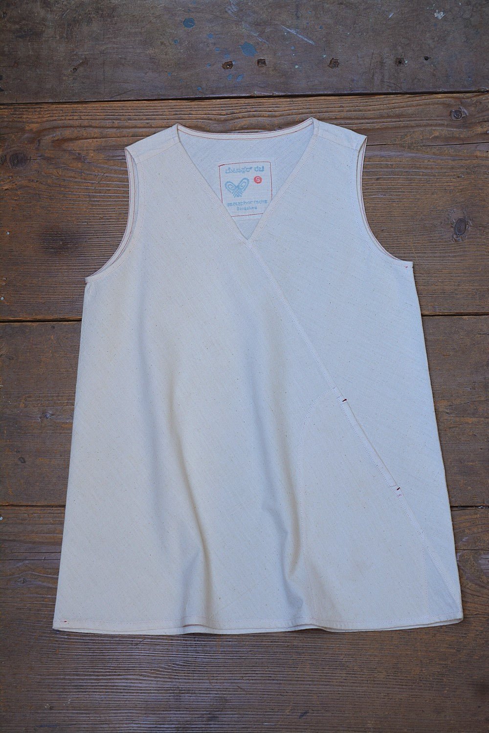 Khadi Sleeveless Top - metaphorracha