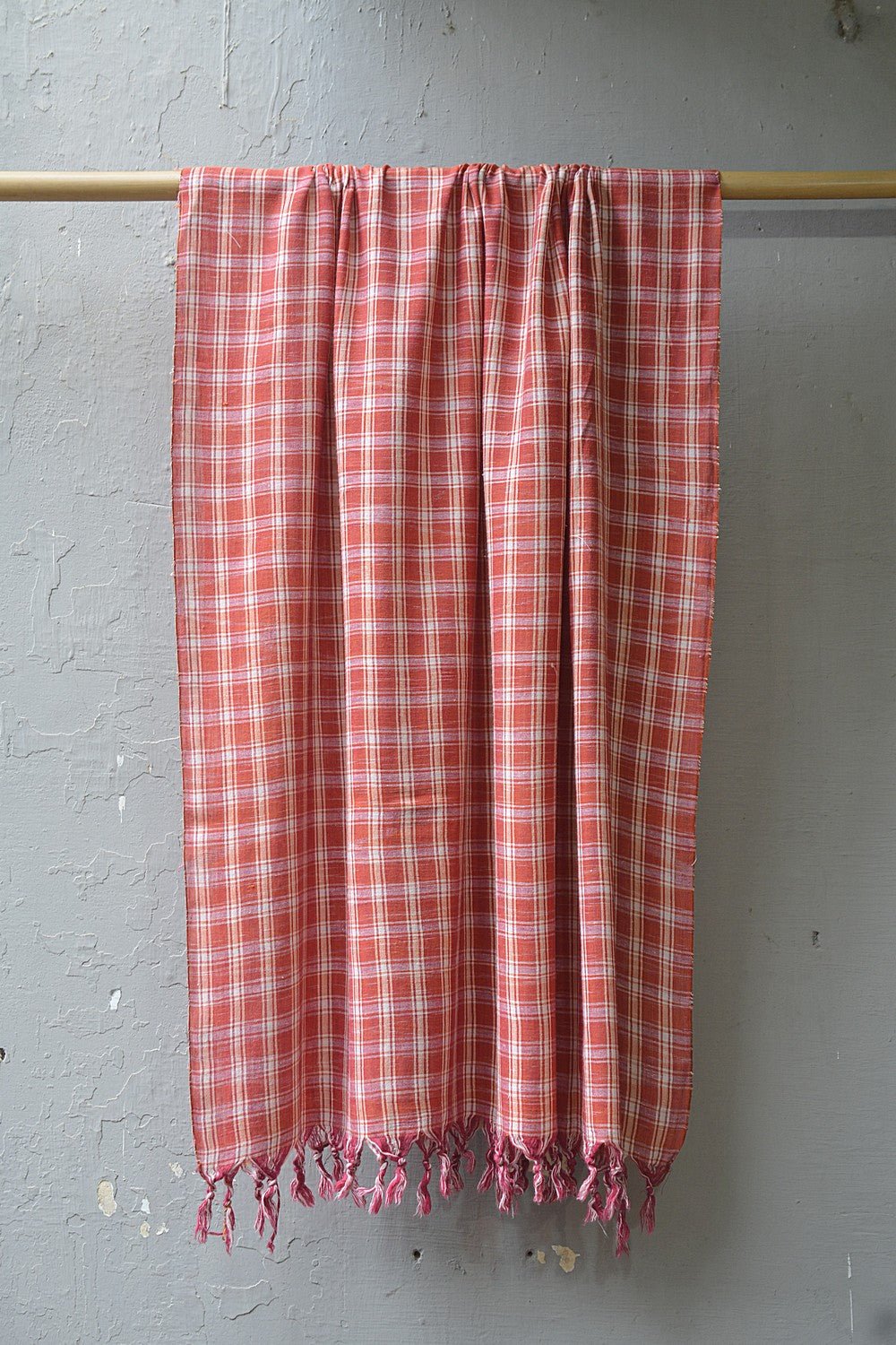 Khadi Stole - Rust - metaphorracha