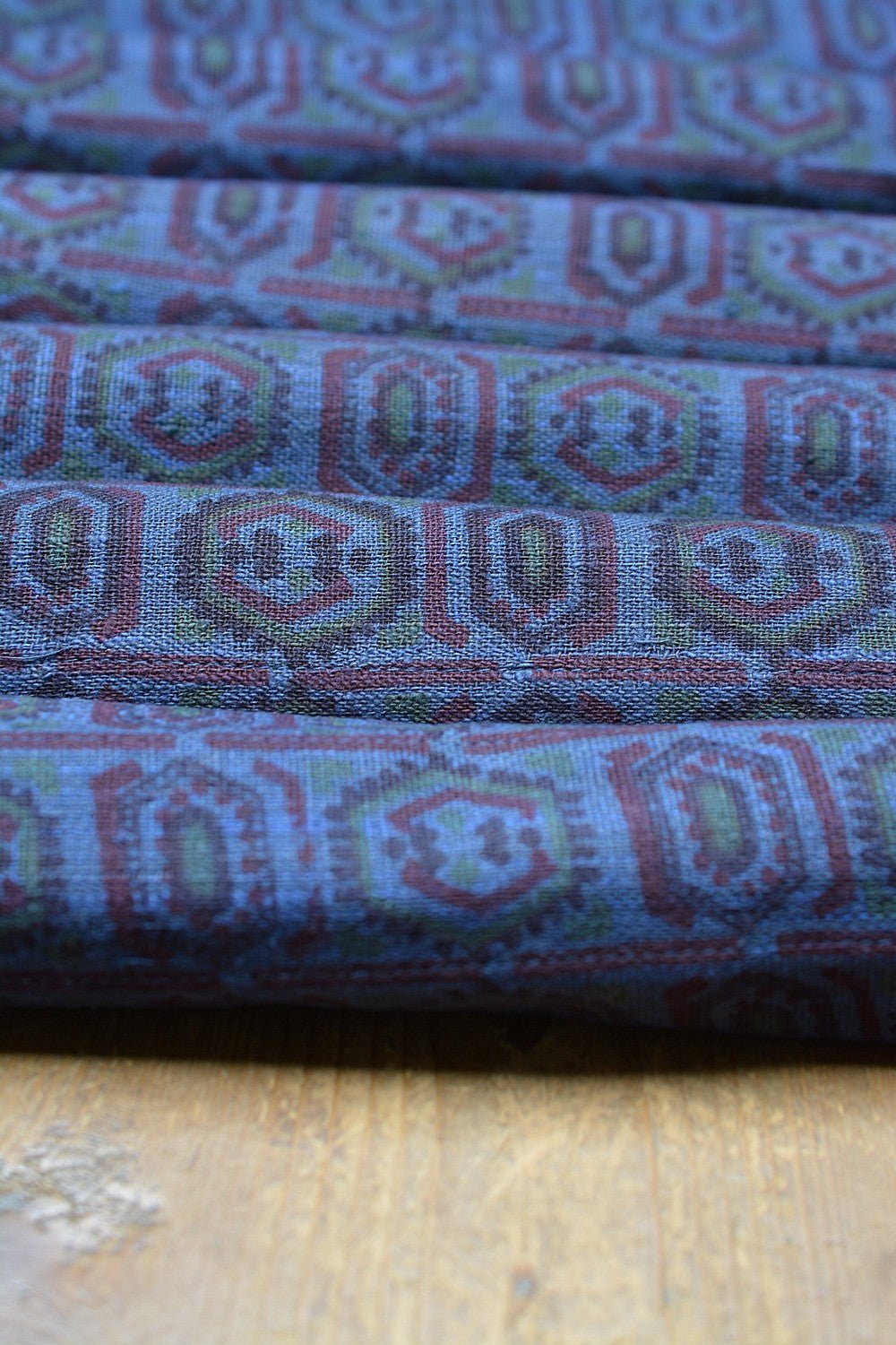 Khadi Table Mats - Printed and Quilted - metaphorracha