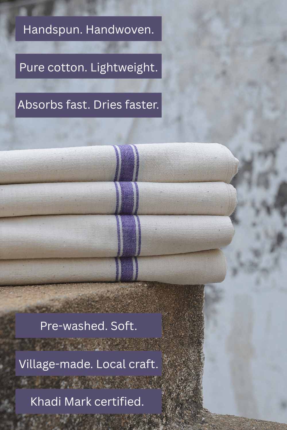 Khadi Towel - Bauhaus - metaphorracha