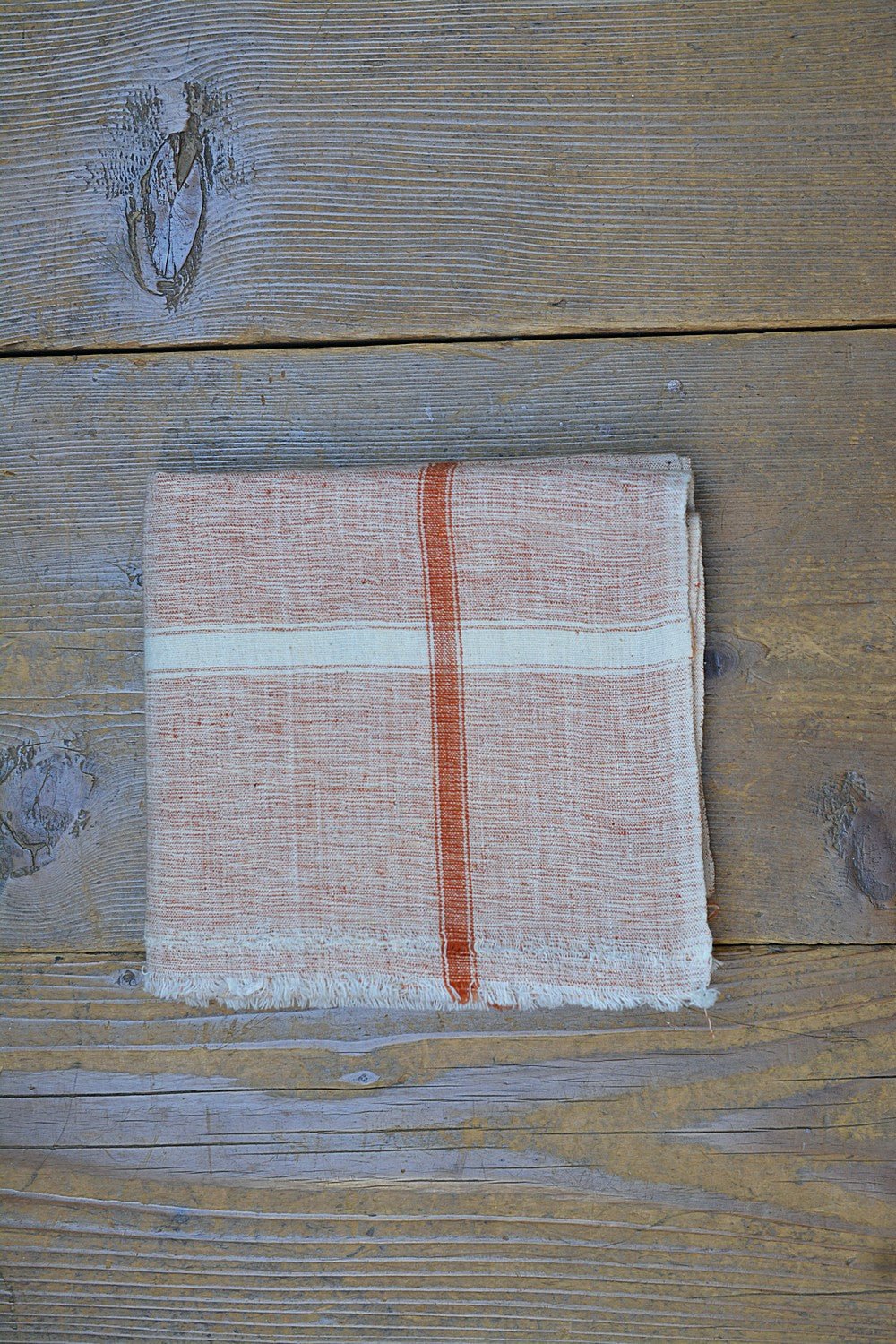 Khadi Towel - Beige Chambray - metaphorracha