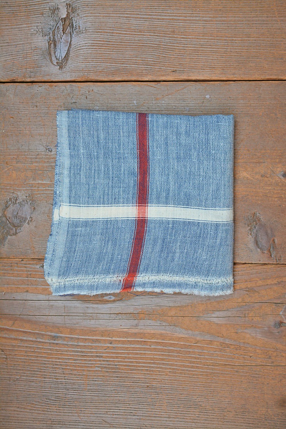 Khadi Towel - Blue Chambray - metaphorracha