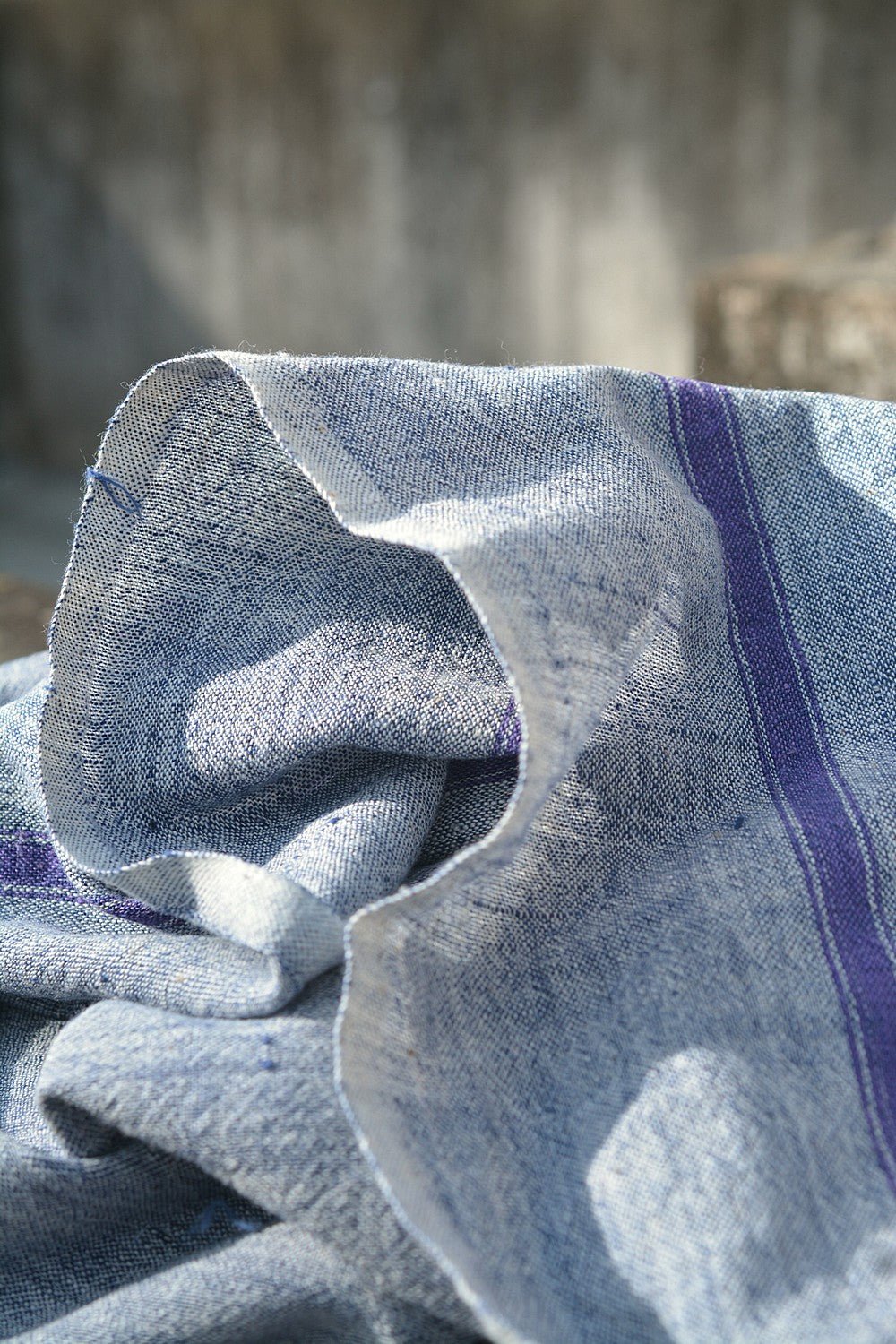 Khadi Towel - Nantucket Fog - metaphorracha