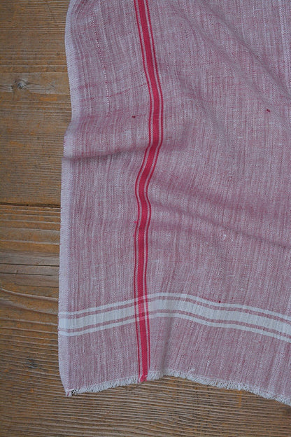 Khadi Towels - Red Chambray - metaphorracha