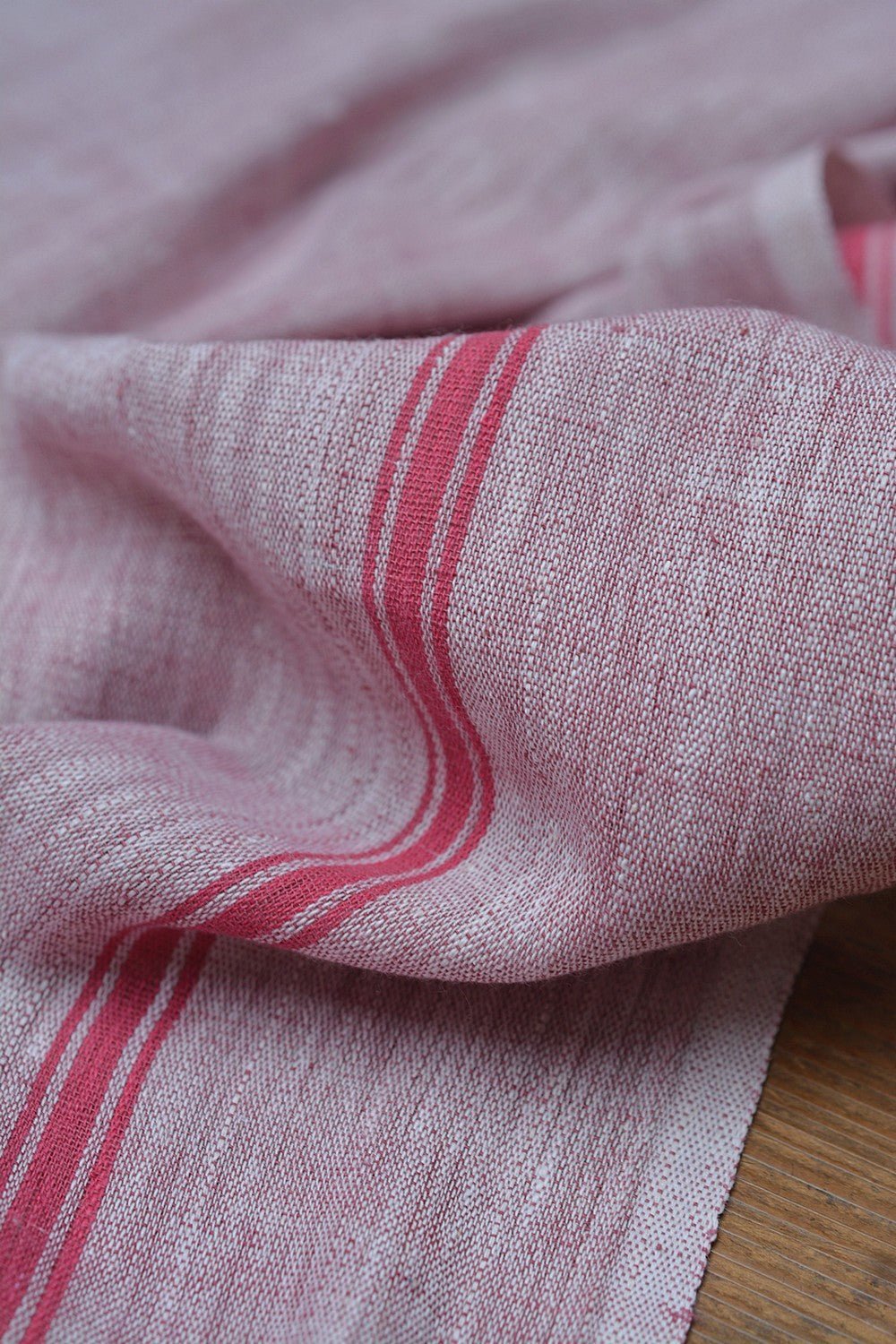 Khadi Towels - Red Chambray - metaphorracha