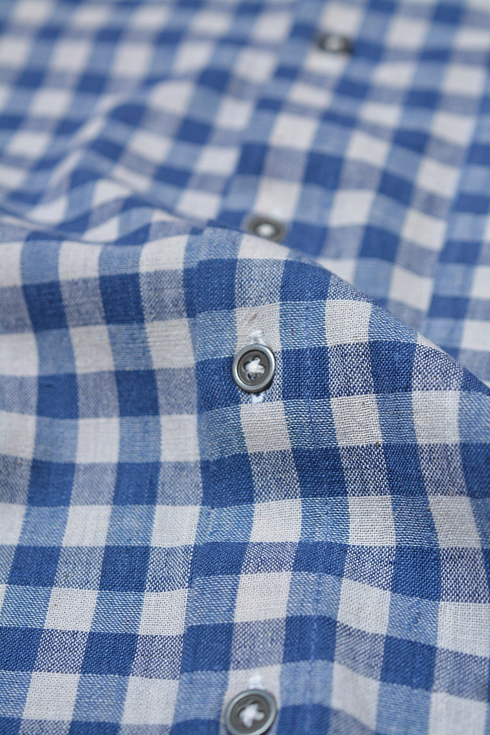 Men's Half-Sleeves Checks Pure Cotton Khadi Shirt | Metaphor Racha