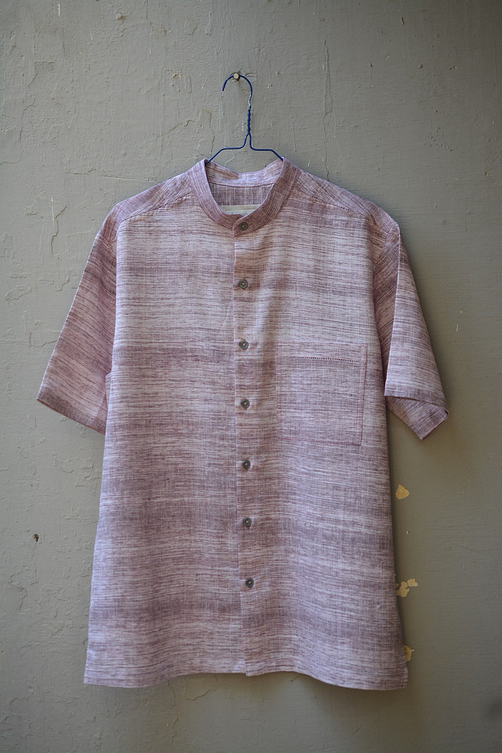 Half-Sleeve Pure Khadi Shirt For Men Online | Metaphor Racha