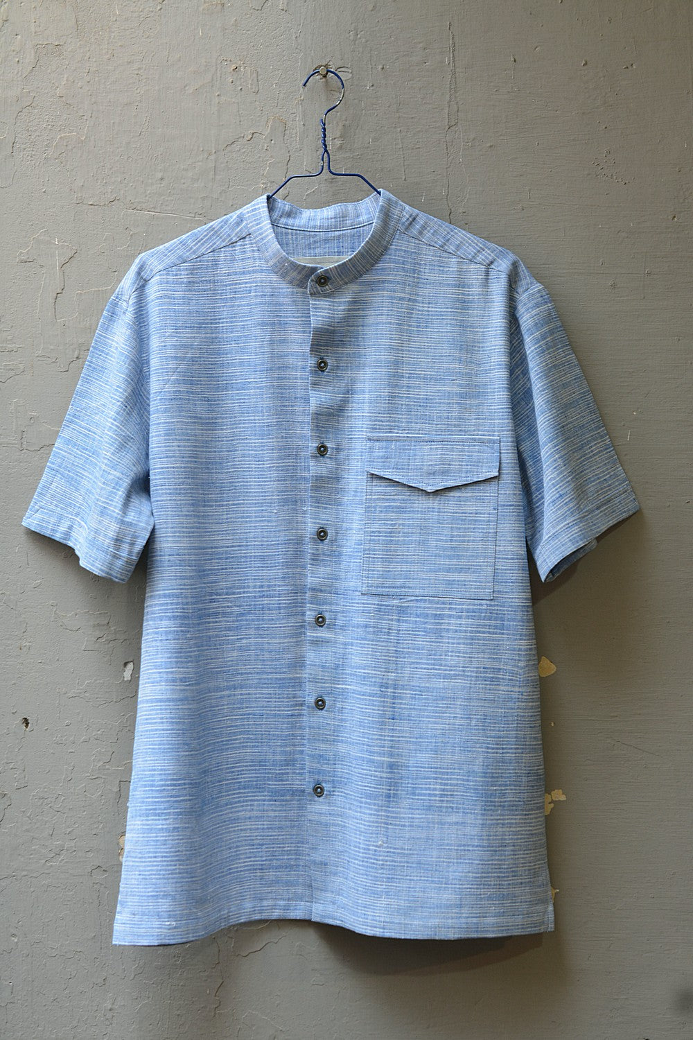 Half Sleeves Khadi Shirt for Men