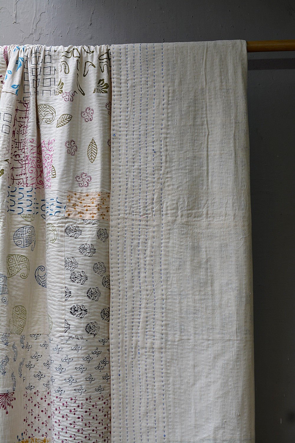 Magod - Block Printed Quilt (90"x 108") - metaphorracha