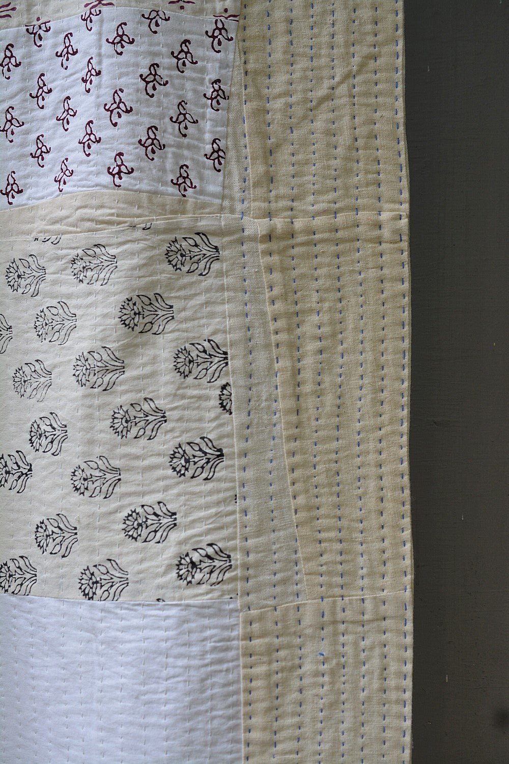 Magod - Block Printed Quilt (90"x 108") - metaphorracha