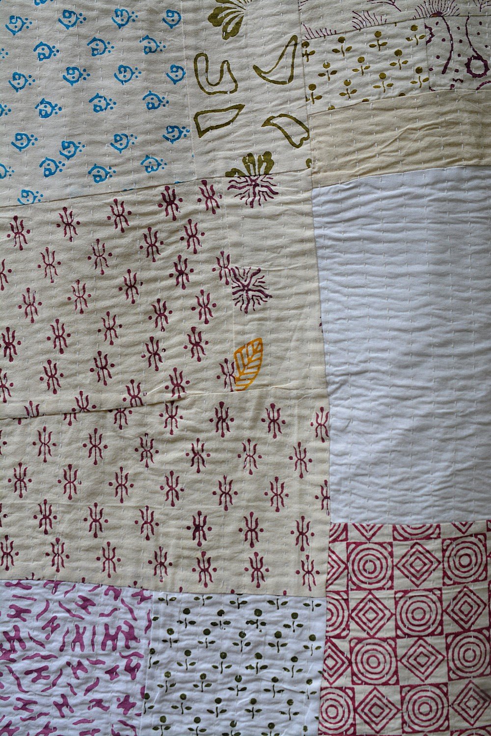 Magod - Block Printed Quilt (90"x 108") - metaphorracha