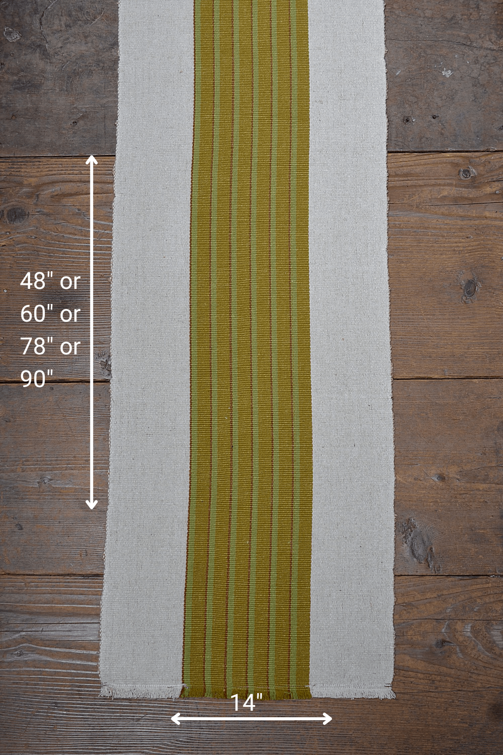 Moss - Gudaar Patti Table Runner - metaphorracha