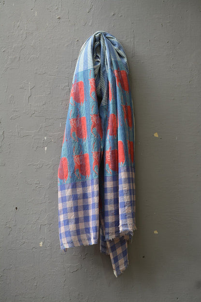 MUCCA - Block Printed Dupatta - metaphorracha