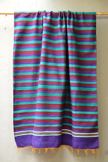 Multicolour Handwoven Cotton Jamkhana - metaphorracha