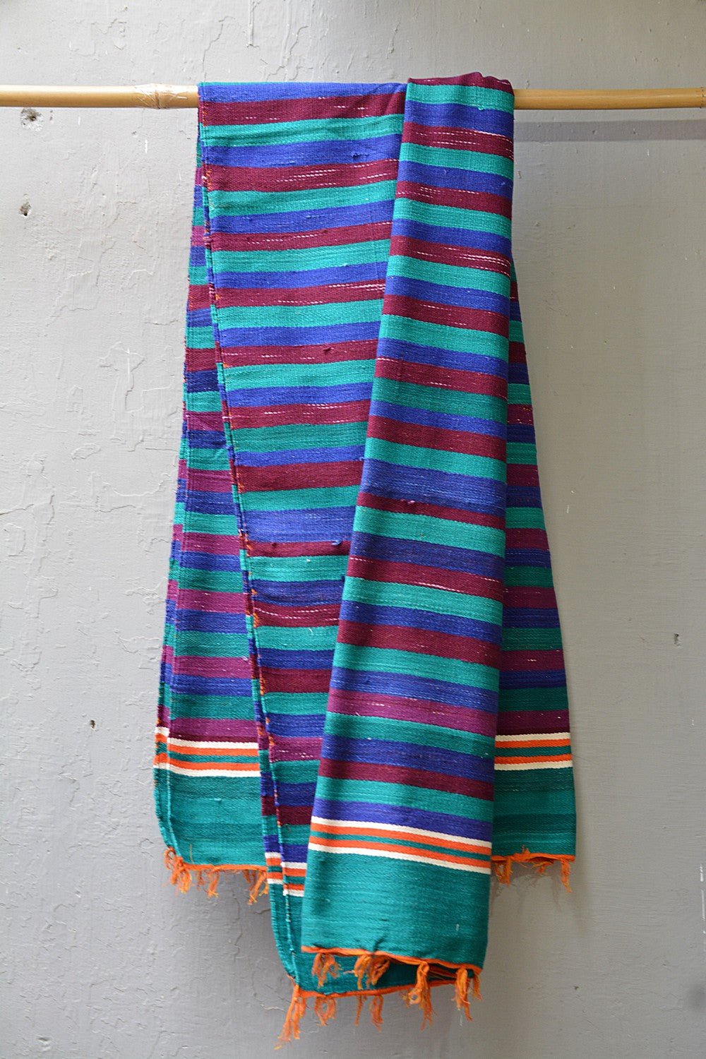 Multicolour Handwoven Cotton Jamkhana - metaphorracha