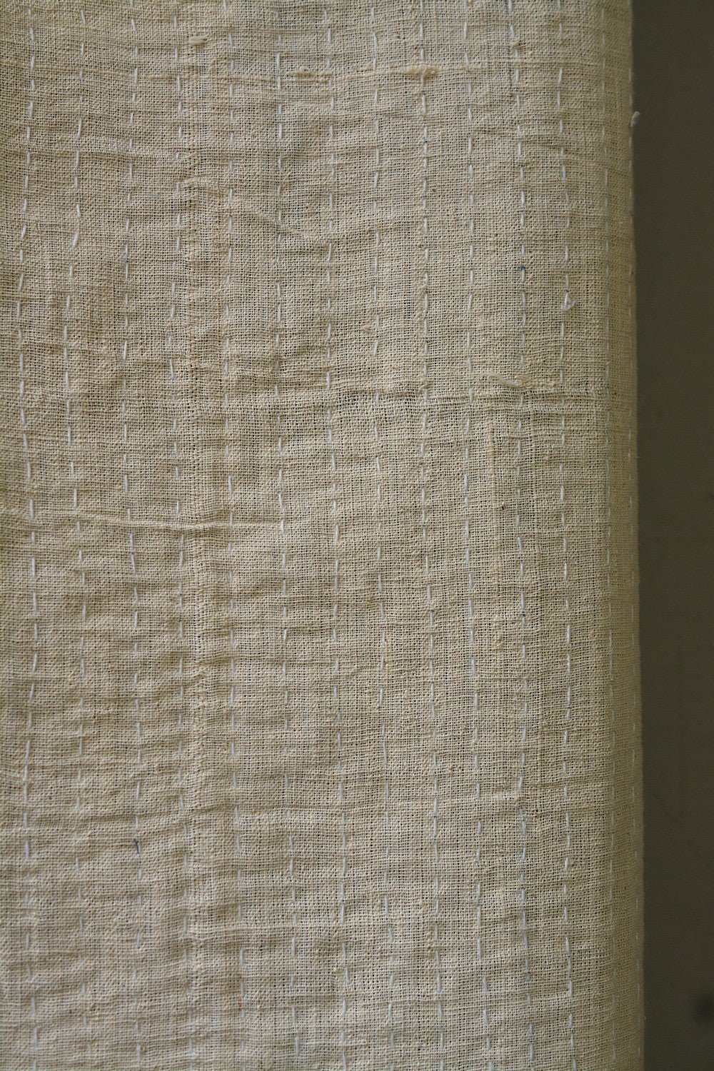 Quilted Khadi Bedspread - Embrace (61” x 88”) - metaphorracha