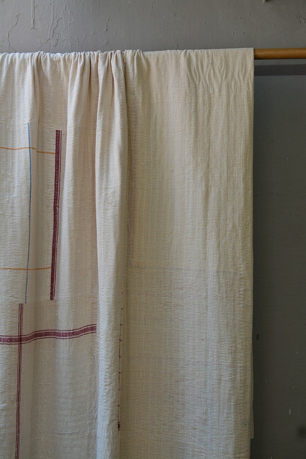 Quilted Khadi Bedspread - Loomet (92” x 109”) - metaphorracha