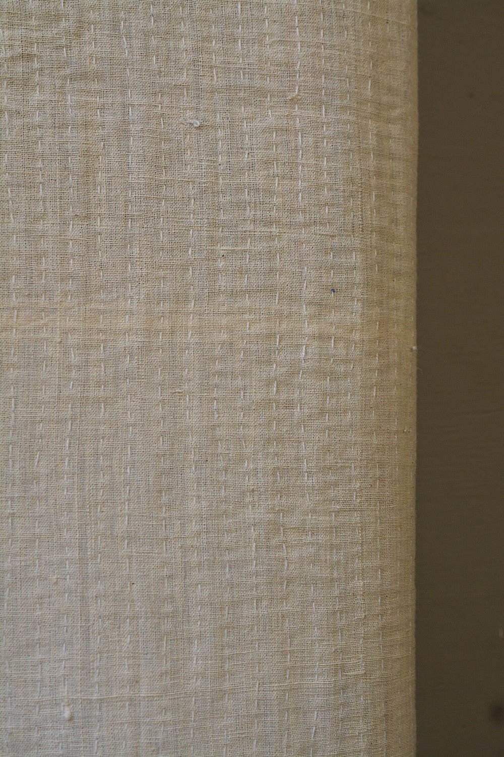 Quilted Khadi Bedspread - Lull (63” x 88”) - metaphorracha